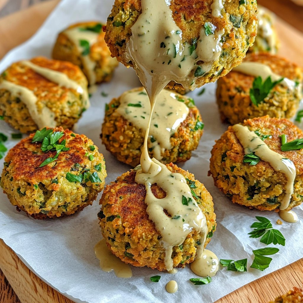 Falafel mit Tahini-Sauce