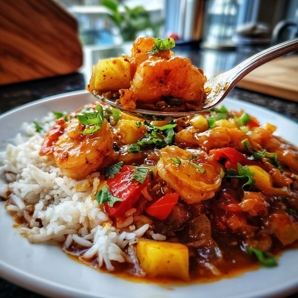 Abendessen mit Reis und Gemüse
