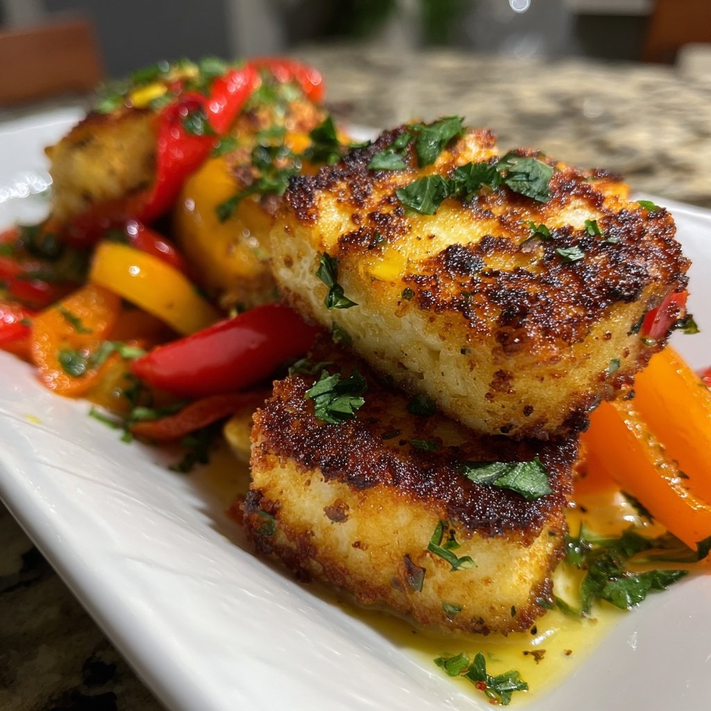 Gegrillter Halloumi Mit Gemüse