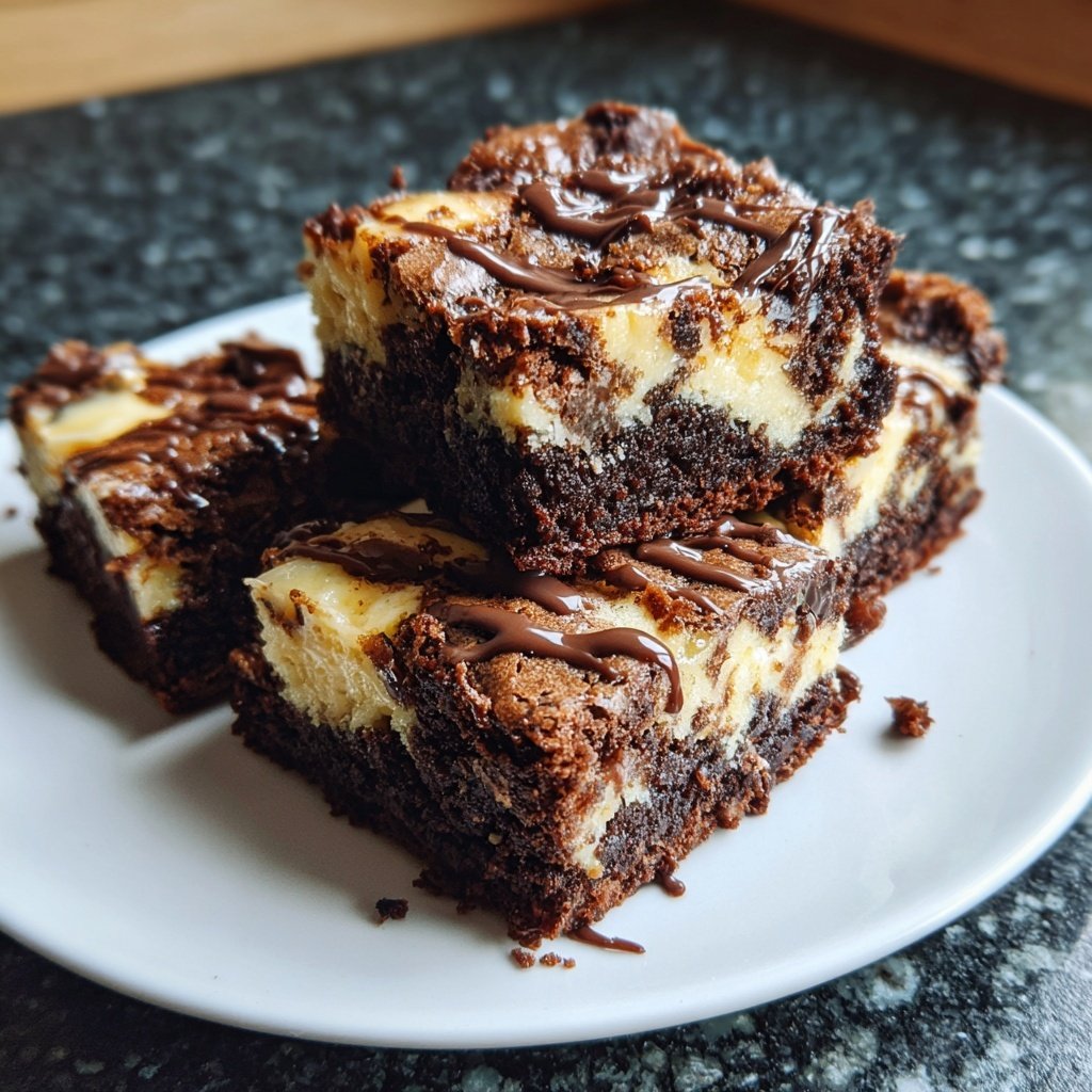 Frischkäse-Brownies