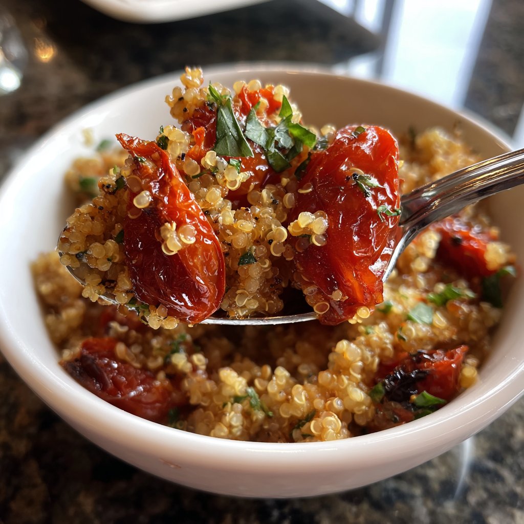 Quinoa mit Ofentomaten