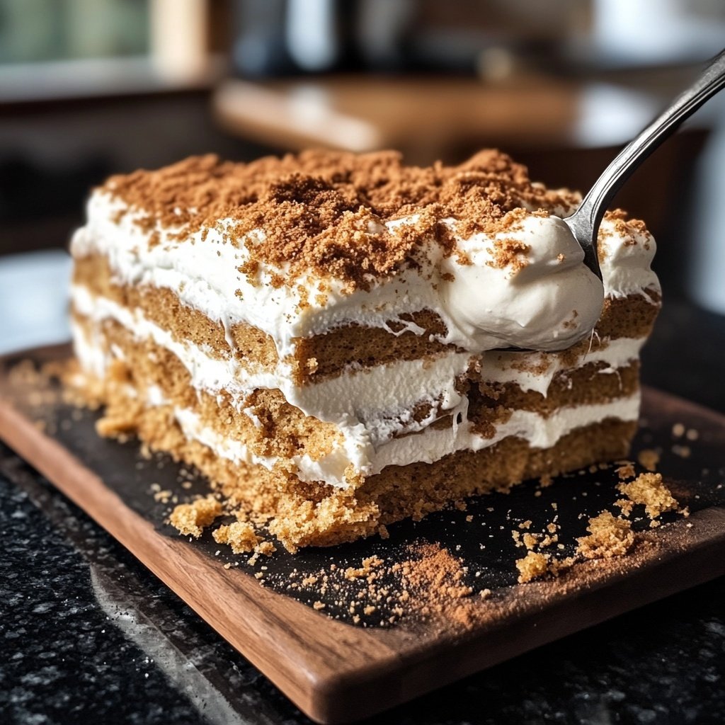 Super einfaches Lebkuchen Tiramisu ohne Ei