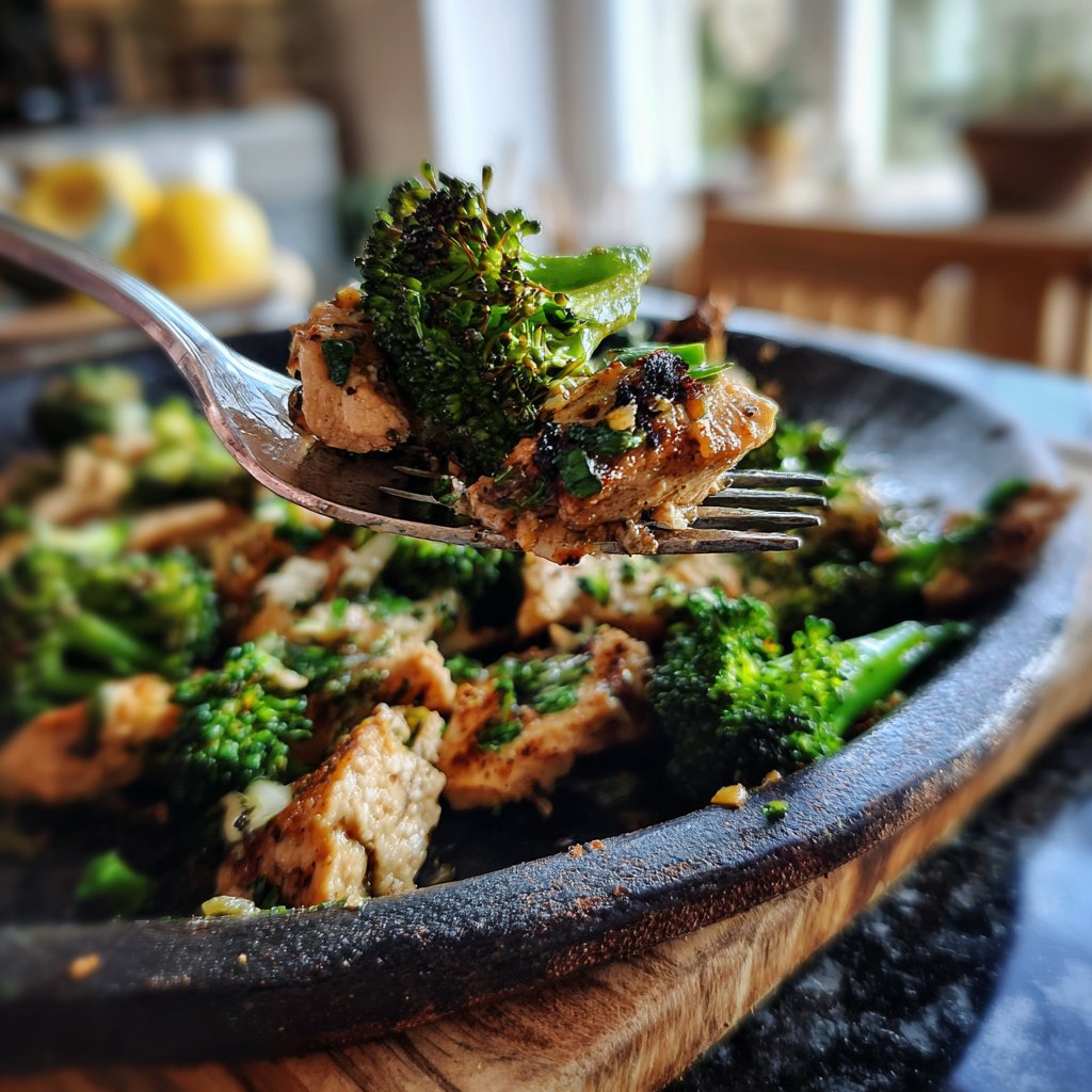 Brokkoli Hähnchen Pfanne Schnell